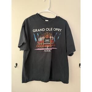 Grand Ole Opry Nashville Graphic T Shirt XL Black Country Music Concert Tee